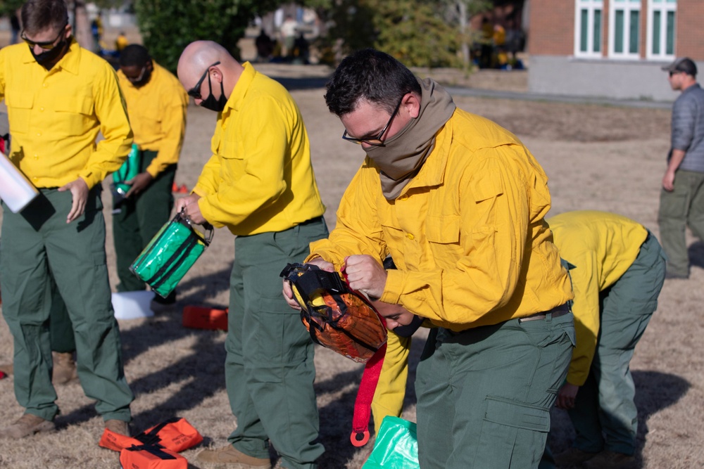 14th BEB Prepares for Wildland Firefight Deployment