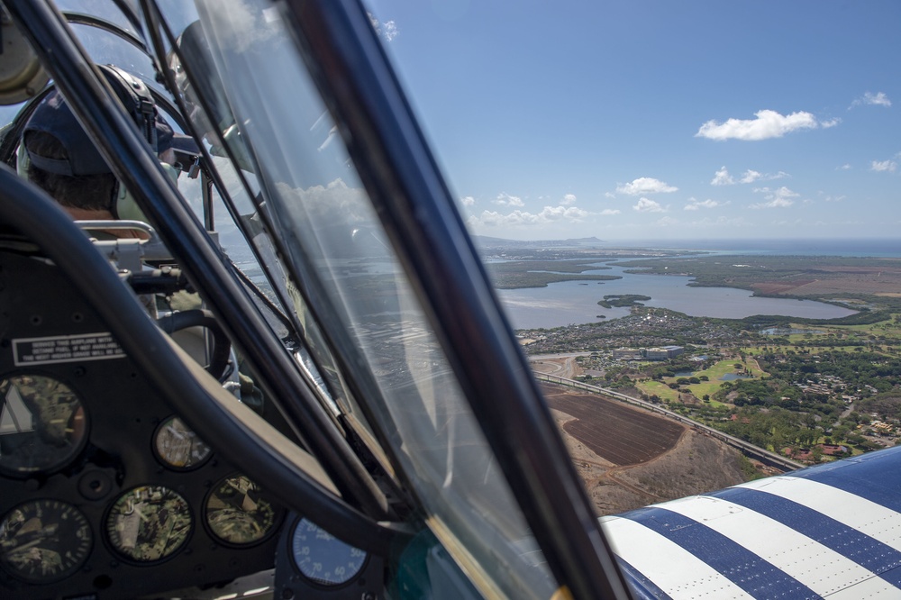 Warbirds Legacy of Peace aerial parade