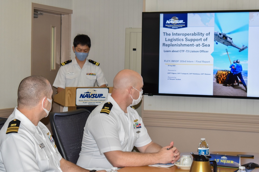Japanese Maritime Self-Defense Force 103rd internship graduation ceremony