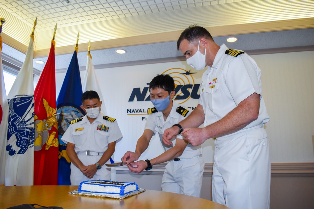 Japanese Maritime Self-Defense Force 103rd internship graduation ceremony