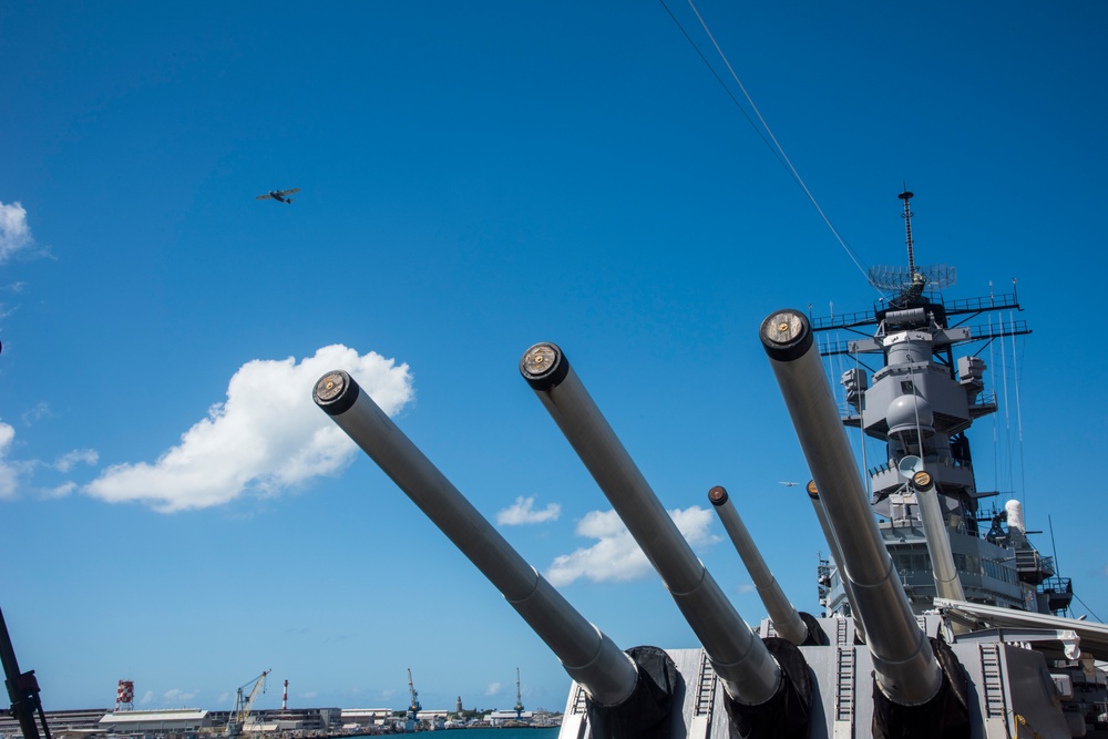 WWII-Era Warbirds Fly Over Hawaii