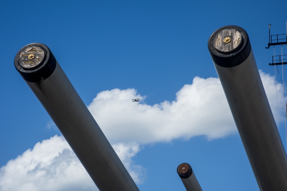 WWII-Era Warbirds Fly Over Hawaii