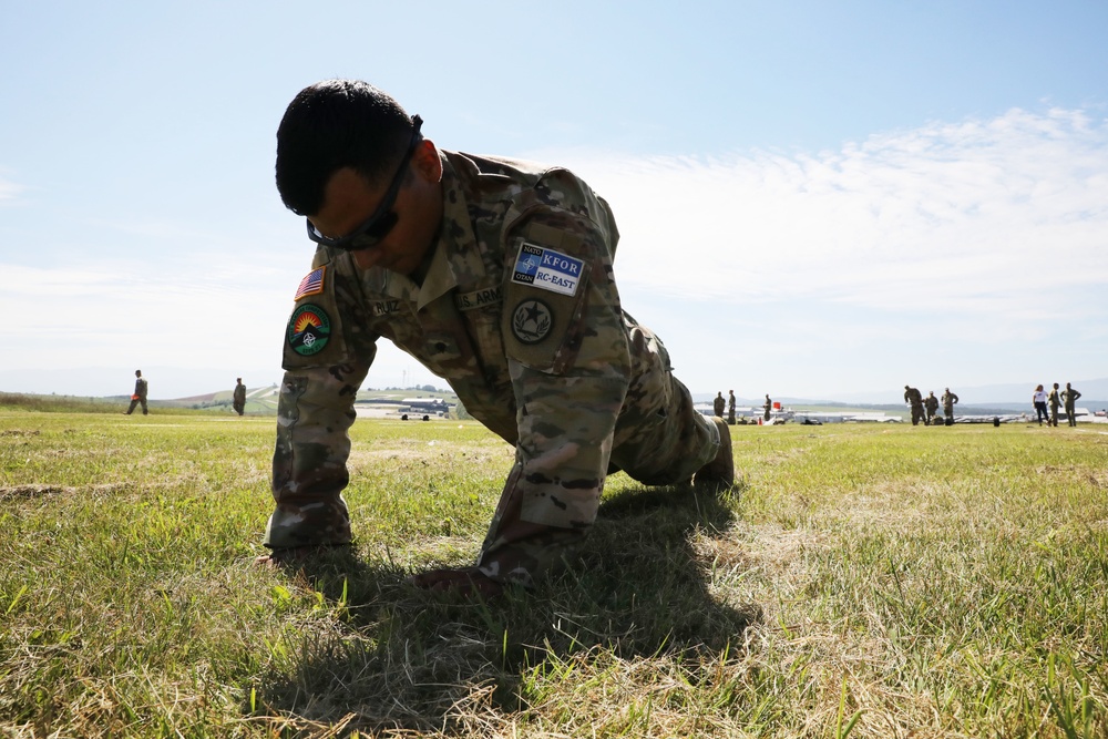 KFOR Regional Command East Soldiers compete in Best Warrior Competition