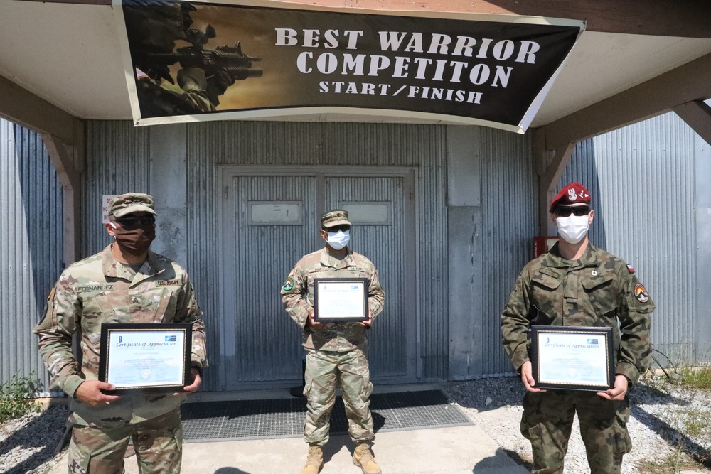 KFOR Regional Command East Soldiers compete in Best Warrior Competition