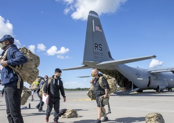 U.S. Soldiers arrive for live-fire exercise in Estonia