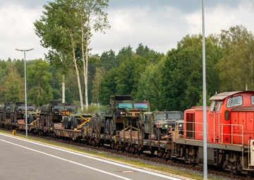 U.S. Soldiers arrive for live-fire exercise in Estonia