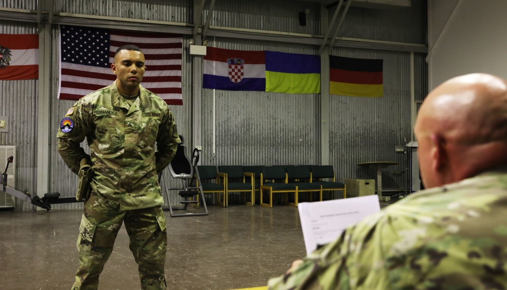 KFOR Regional Command East Soldiers compete in Best Warrior Competition