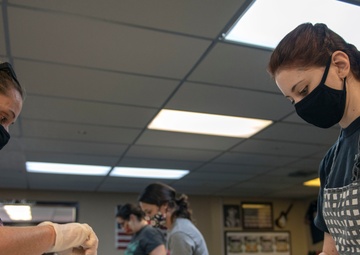 Wired Bean volunteers prep meals for Kadena Airmen