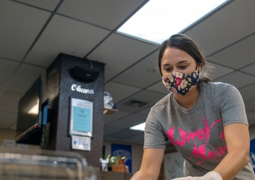 Wired Bean volunteers prep meals for Kadena Airmen