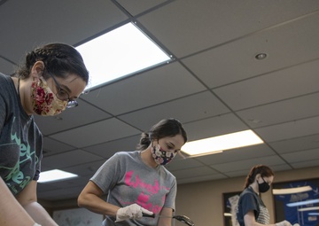 Wired Bean volunteers prep meals for Kadena Airmen
