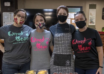 Wired Bean volunteers prep meals for Kadena Airmen