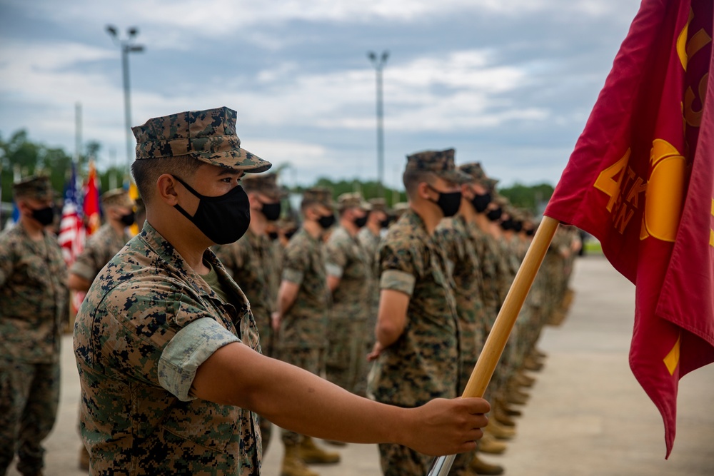 Fox Company 4th Tank Battalion Deactivation Ceremony