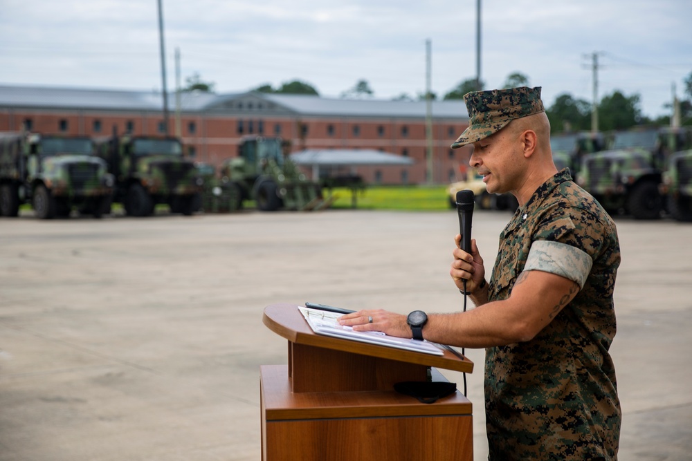 Fox Company 4th Tank Battalion Deactivation Ceremony