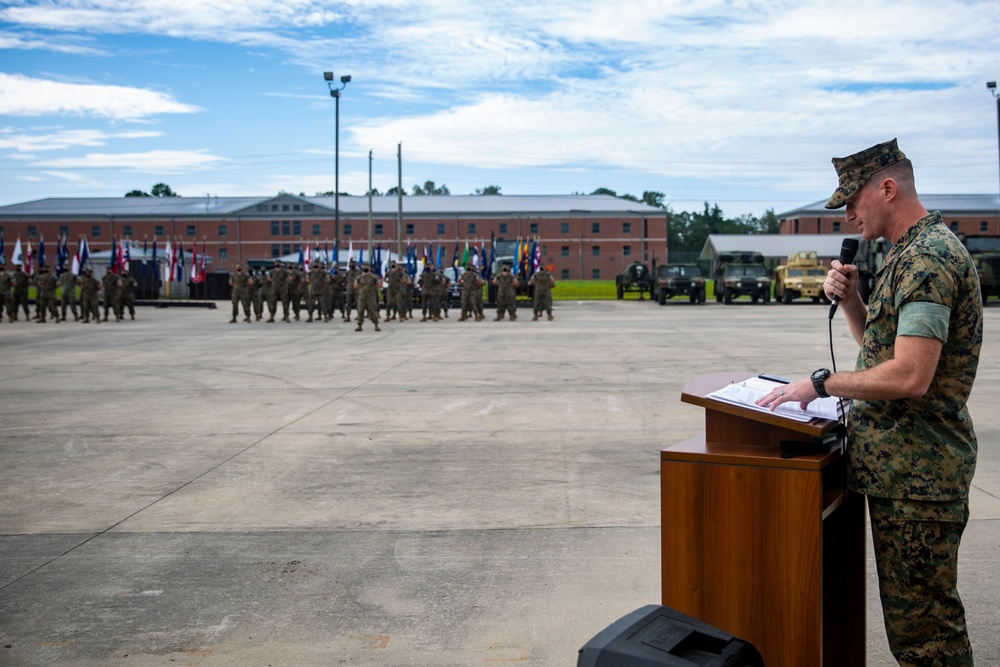 Fox Company 4th Tank Battalion Deactivation Ceremony