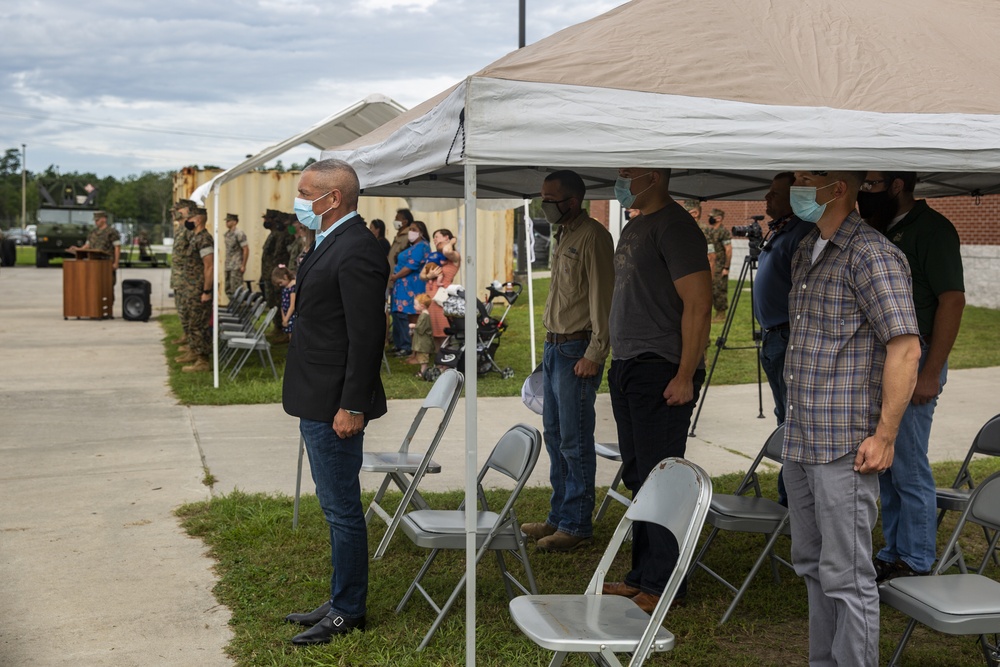 Fox Company 4th Tank Battalion Deactivation Ceremony