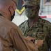 CAMP LEMONNIER HOLDS AWARDS CEREMONY PINNING SAILORS, SOLDIERS