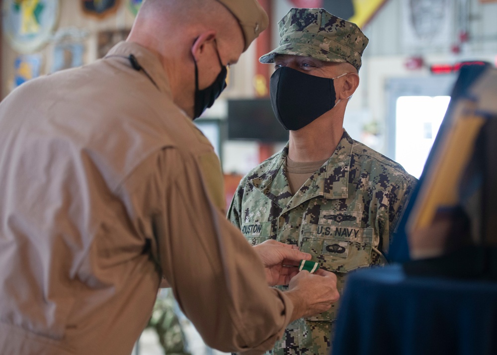 CAMP LEMONNIER HOLDS AWARDS CEREMONY PINNING SAILORS, SOLDIERS