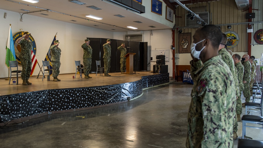 Expeditionary Medical Facility Camp Lemonnier, Djibouti Change of Charge Ceremony