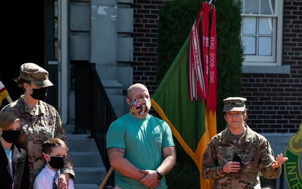 42nd MP Bde. celebrates milestones as they bid farewell to a member of the protector family