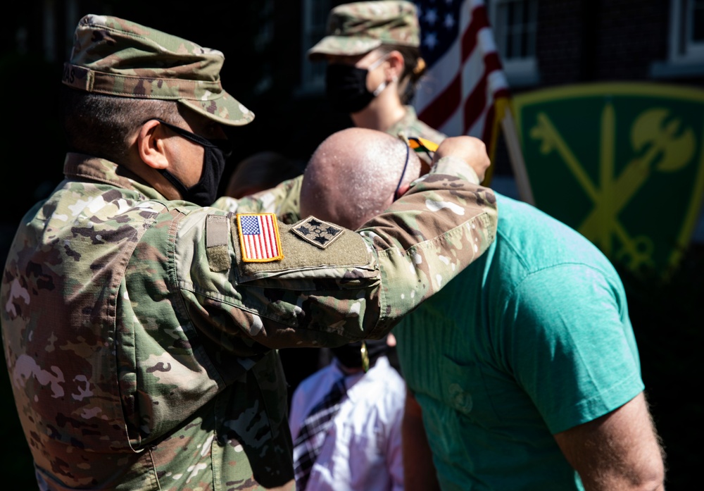 42nd MP Bde. celebrates milestones as they bid farewell to a member of the protector family