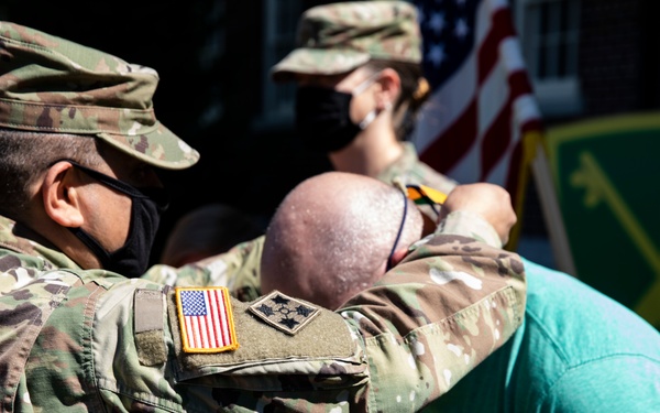 42nd MP Bde. celebrates milestones as they bid farewell to a member of the protector family