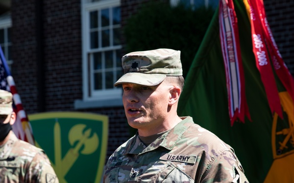 42nd MP Bde. celebrates milestones as they bid farewell to a member of the protector family