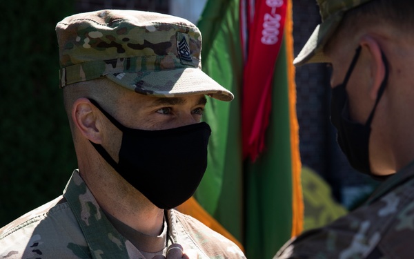 42nd MP Bde. celebrates milestones as they bid farewell to a member of the protector family