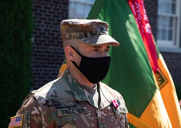 42nd MP Bde. celebrates milestones as they bid farewell to a member of the protector family