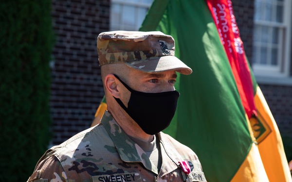 42nd MP Bde. celebrates milestones as they bid farewell to a member of the protector family