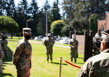 42nd MP Bde. celebrates milestones as they bid farewell to a member of the protector family