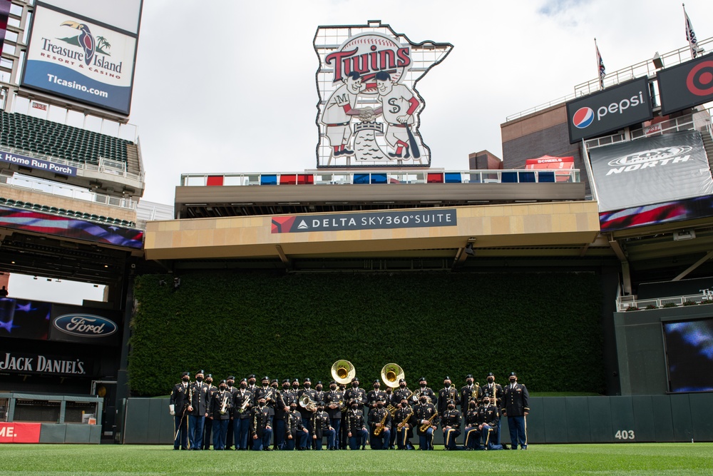 34ID Red Bull Band records at Target Field