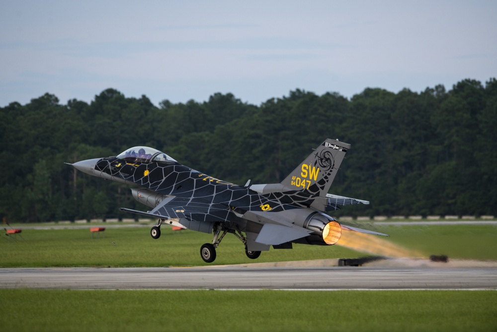 Maj. Garret "Toro" Schmitz performs Viper Demonstration