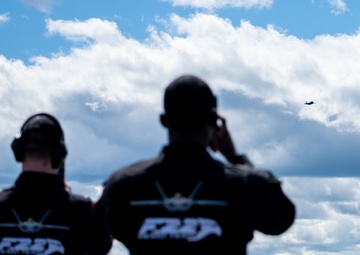 F-35 Demo Team flies at the 2020 New York Air Show