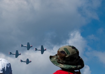 F-35 Demo Team flies at the 2020 New York Air Show