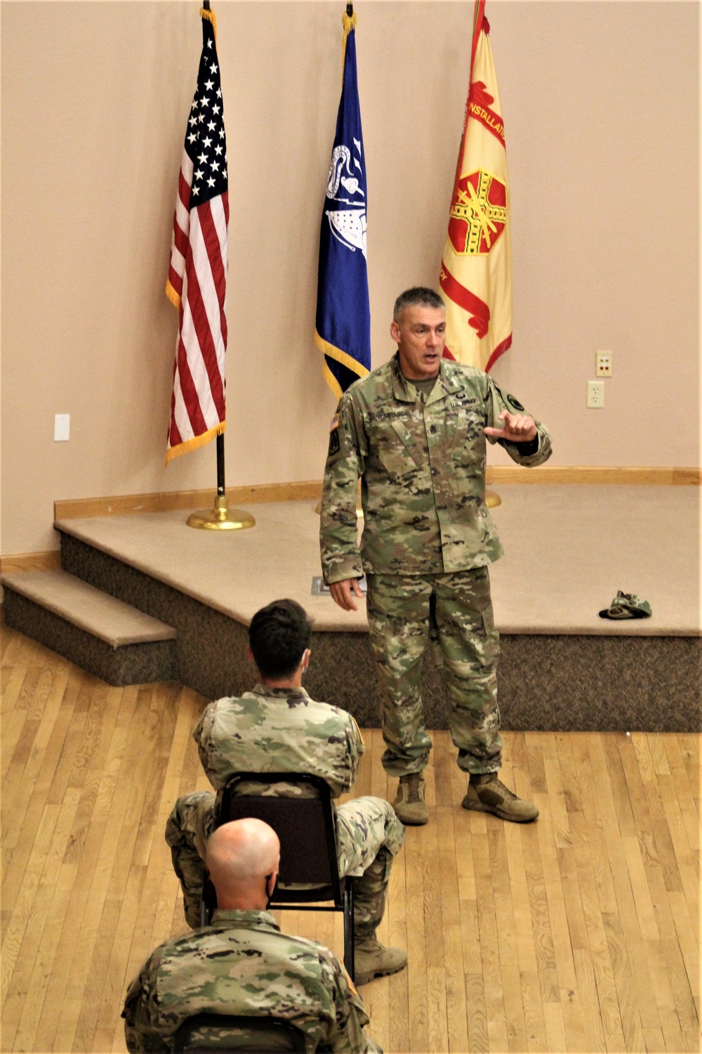 Army Reserve's top enlisted leader visits with troops at Fort McCoy