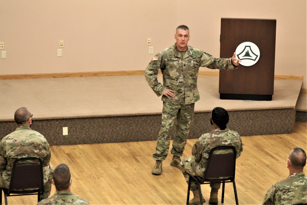 Army Reserve's top enlisted leader visits with troops at Fort McCoy