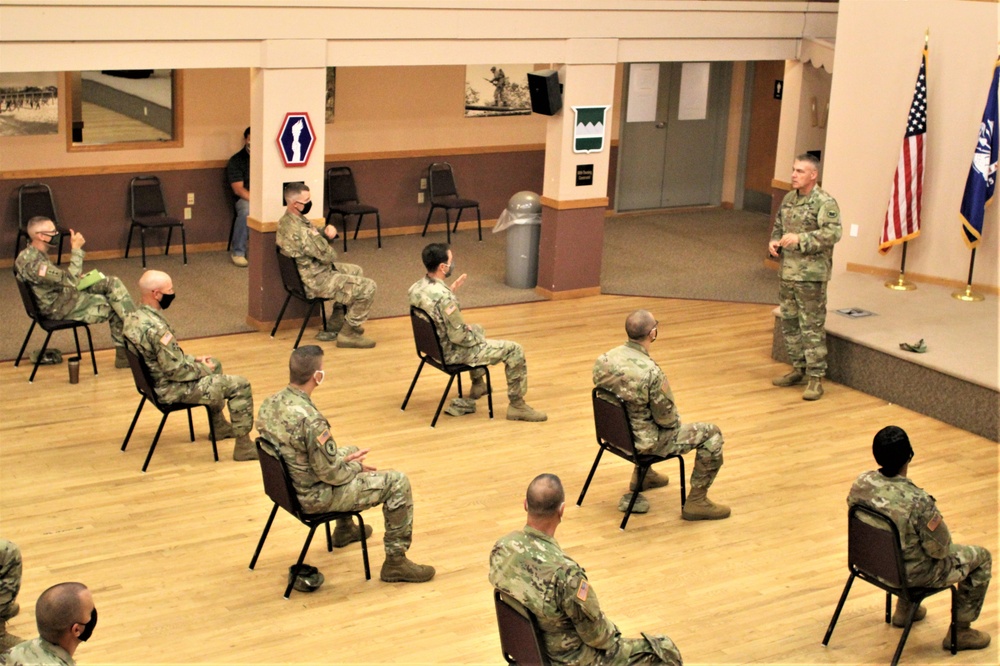 Army Reserve's top enlisted leader visits with troops at Fort McCoy