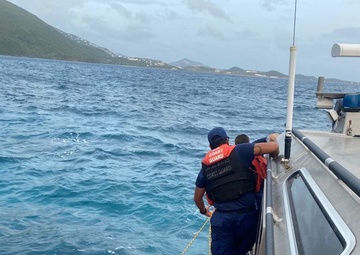Coast Guard boat crew rescues stranded kayaker in Saint Thomas, U.S. Virgin Islands