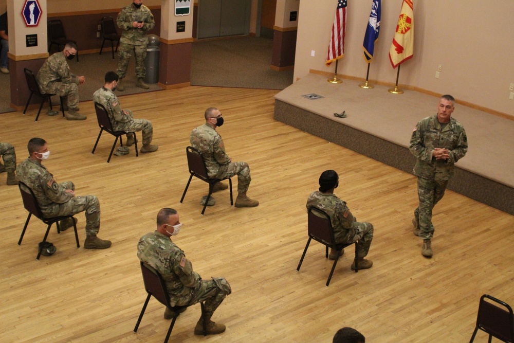 Army Reserve's top enlisted leader visits with troops at Fort McCoy