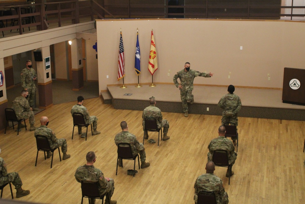 Army Reserve's top enlisted leader visits with troops at Fort McCoy