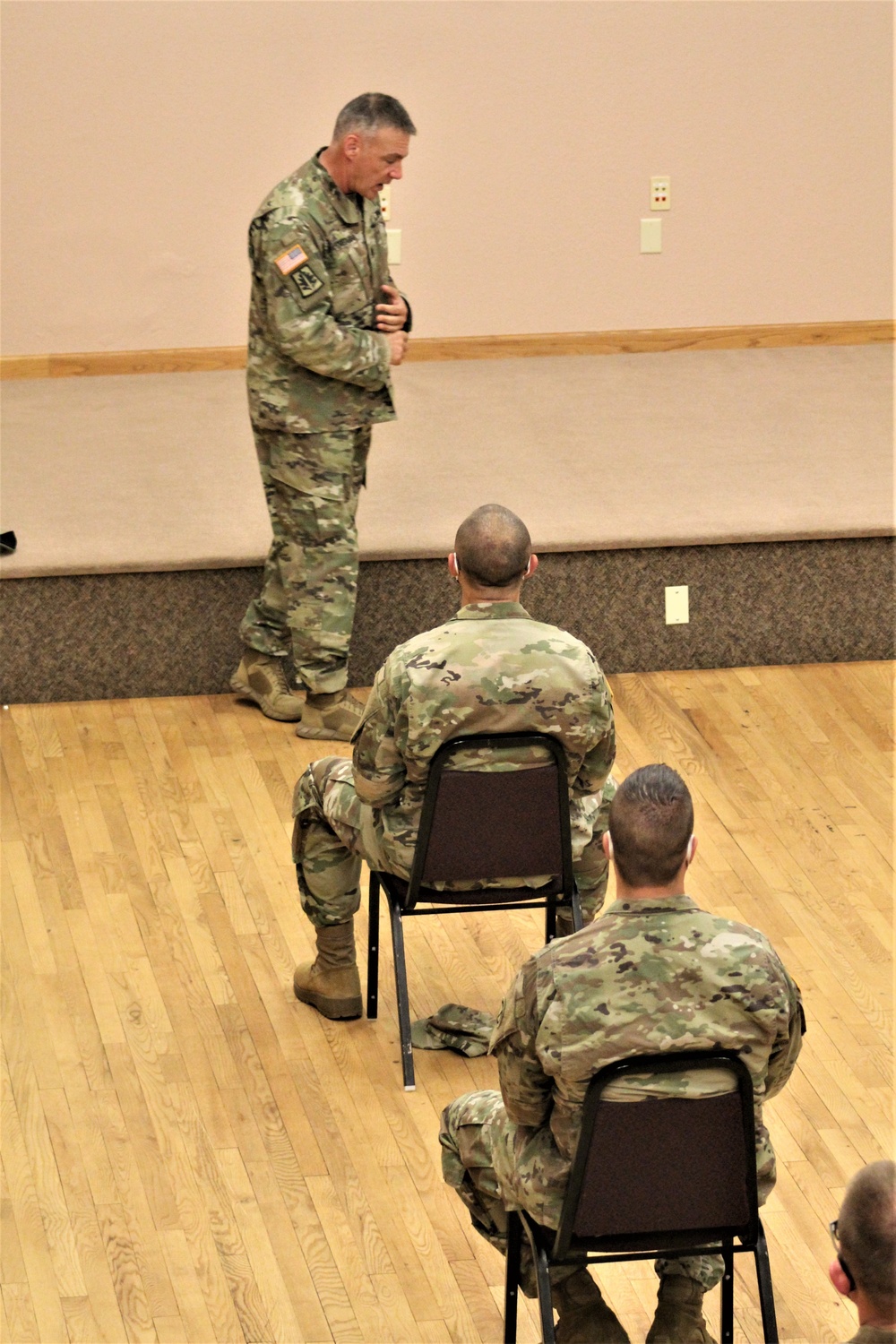 Army Reserve's top enlisted leader visits with troops at Fort McCoy