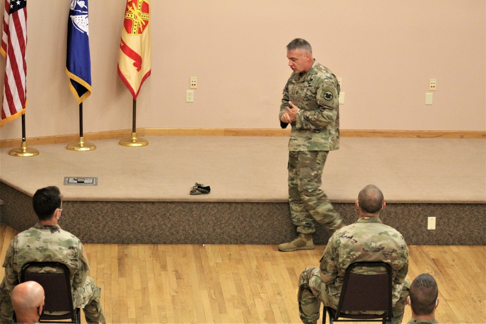 Army Reserve's top enlisted leader visits with troops at Fort McCoy