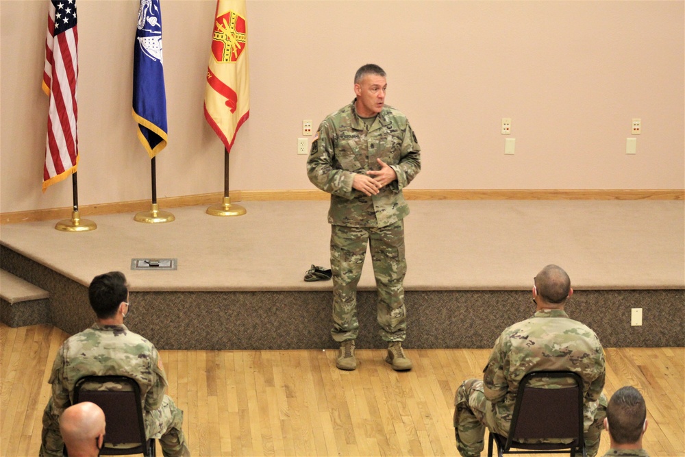 Army Reserve's top enlisted leader visits with troops at Fort McCoy