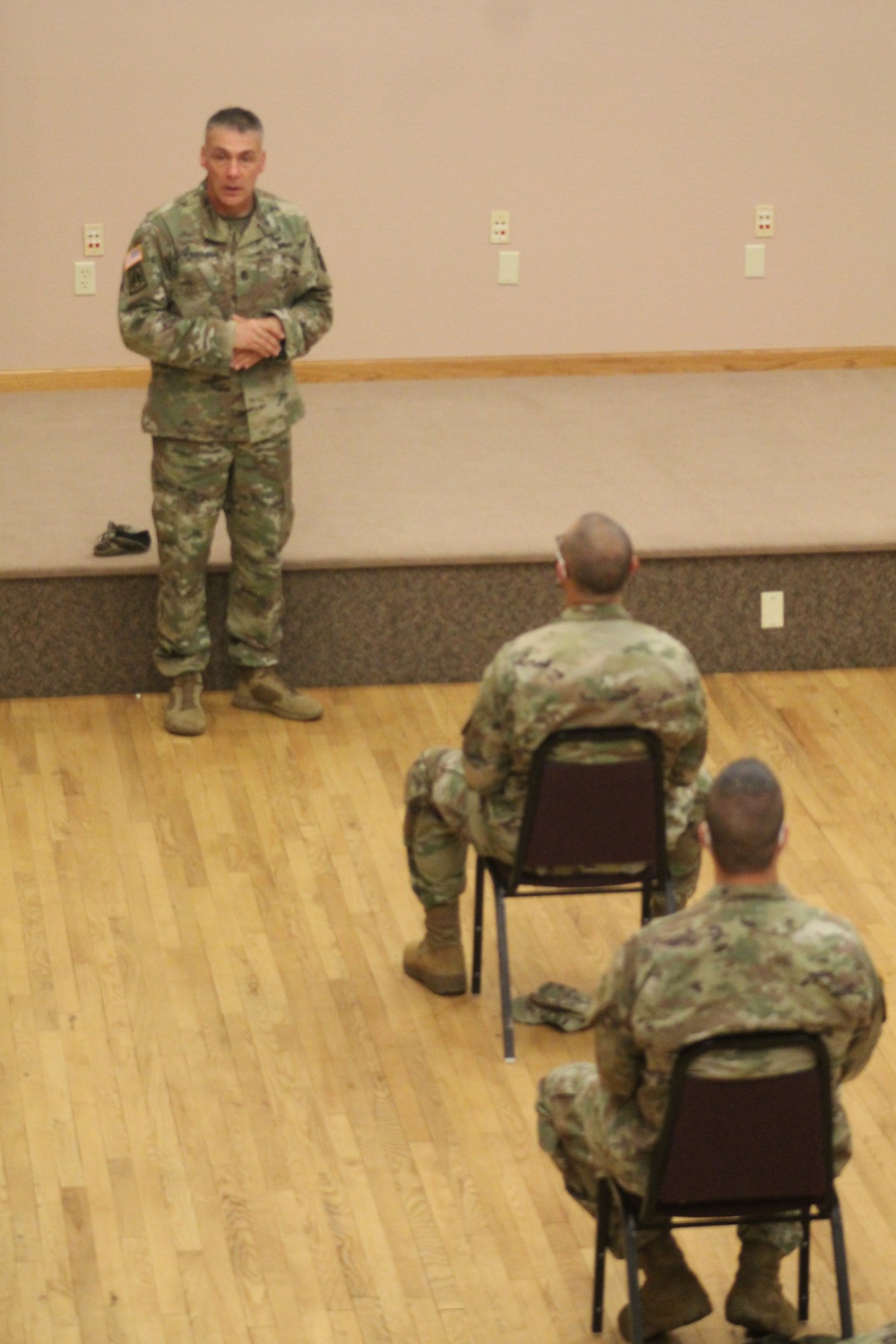 Army Reserve's top enlisted leader visits with troops at Fort McCoy