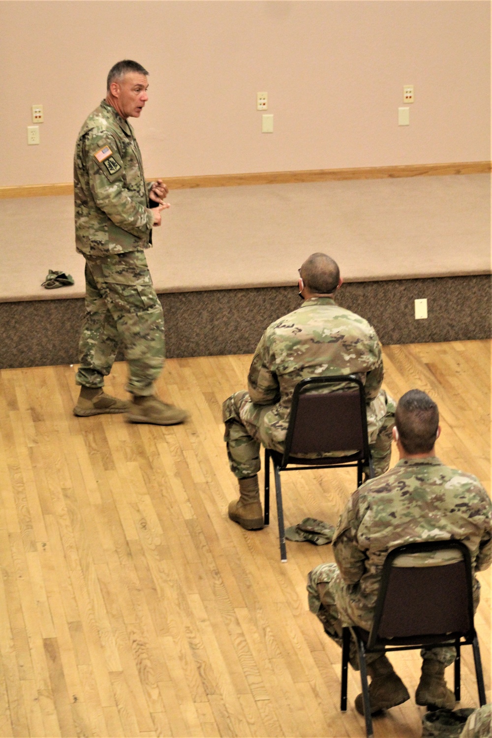 Army Reserve's top enlisted leader visits with troops at Fort McCoy