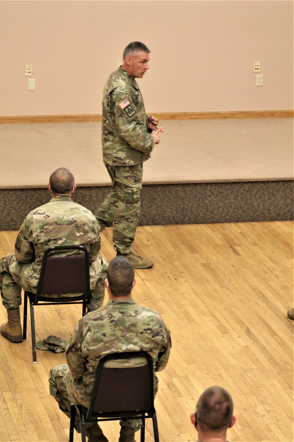 Army Reserve's top enlisted leader visits with troops at Fort McCoy