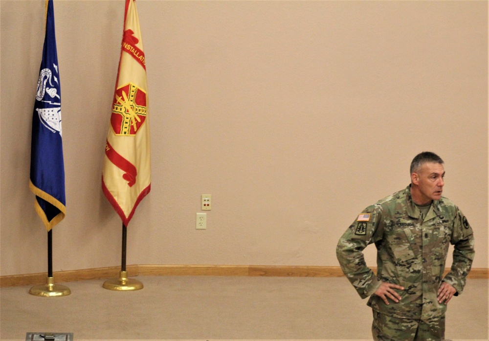 Army Reserve's top enlisted leader visits with troops at Fort McCoy