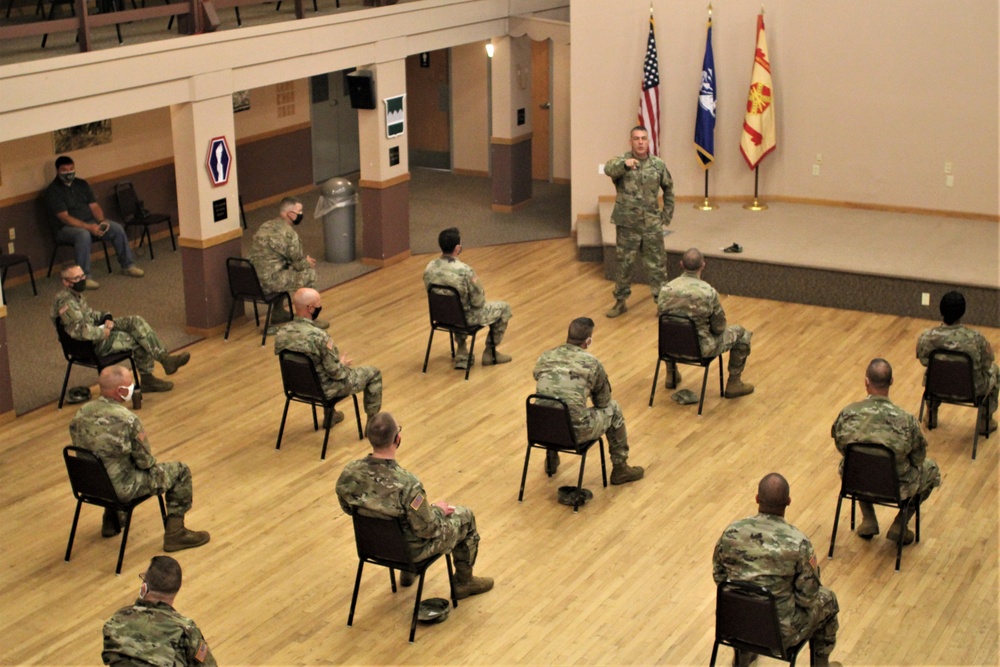 Army Reserve's top enlisted leader visits with troops at Fort McCoy