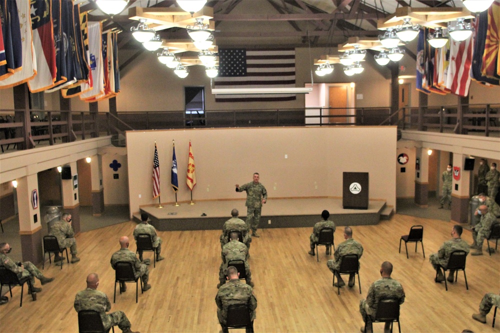 Army Reserve's top enlisted leader visits with troops at Fort McCoy
