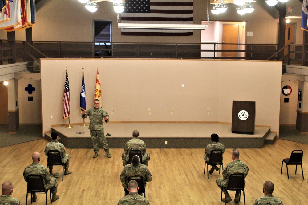 Army Reserve's top enlisted leader visits with troops at Fort McCoy